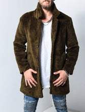 Load image into Gallery viewer, Plush Jacket - Brown