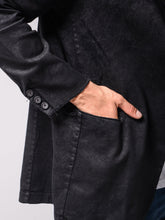 Load image into Gallery viewer, Waxed Denim Blazer