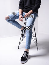Load image into Gallery viewer, Checkered Jeans