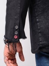 Load image into Gallery viewer, Waxed Denim Blazer
