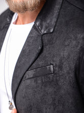 Load image into Gallery viewer, Waxed Denim Blazer
