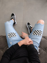 Load image into Gallery viewer, Checkered Jeans
